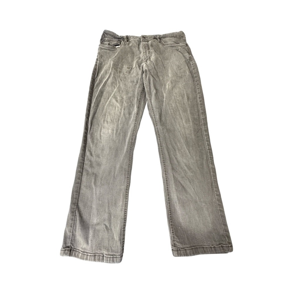 Urban Star Jeans Mens 38x30 Gray Relaxed Fit Straight Leg Cotton Blend Denim‎